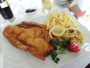 Godast schnitzel i Smygehamn
