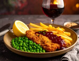 God schnitzel i Forshaga